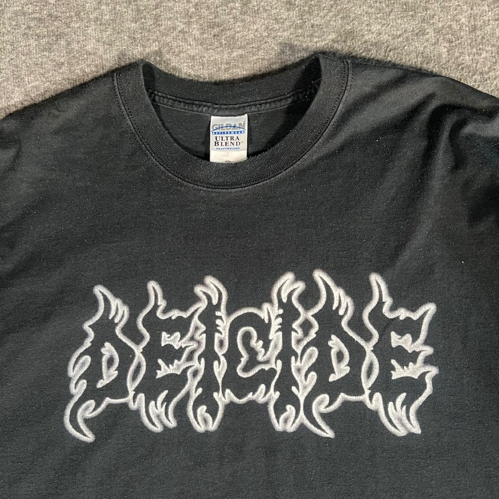 Vtg Deicide 2006 Burning Down the Hometown Florida Tour Death Metal Band Tee 3XL